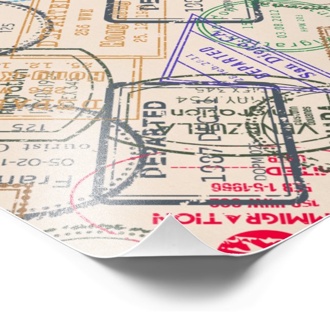 Foto Viajes de sellos de pasaporte (Esquina)