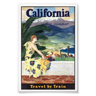 Foto Viajes de verano de California por Poster de trene