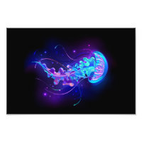Vibrante color Glustre medusas