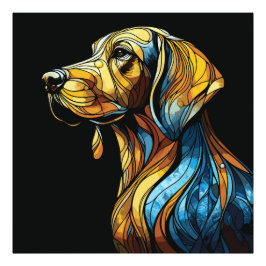 Foto Vibrante Reveridad Canina - Pintura de vidrio manc