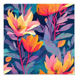 Foto Vibrantes sueños florales: un Kaleidoscopio de col
