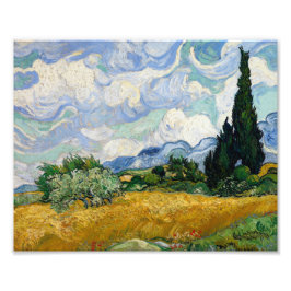 Foto Vicente Van Gogh Campo De Trigo Con Cipreses