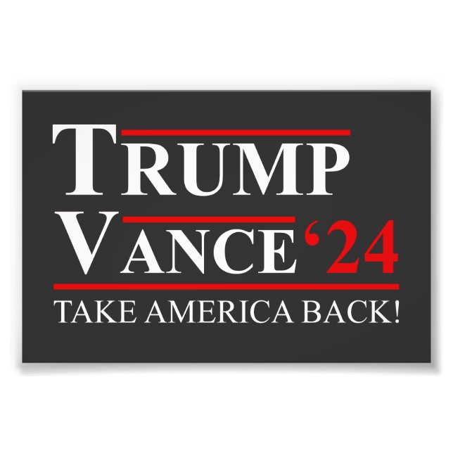 Foto Vicepresidente Trump Vance 2024 vicepresidente Tru (Frente)