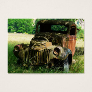 Foto vieja oxidada del camión de la granja de ACE