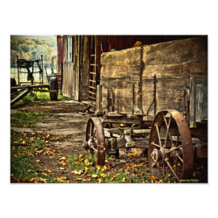 Foto Viejo vagón Amish