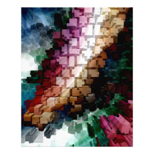 Foto Viento oscuro centrado en el cubo