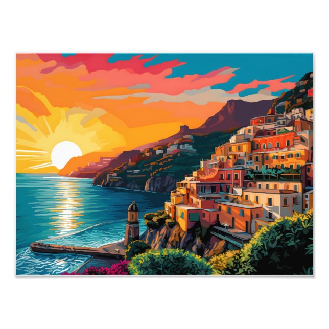 Foto View of the Amalfi coast Italy (Frente)