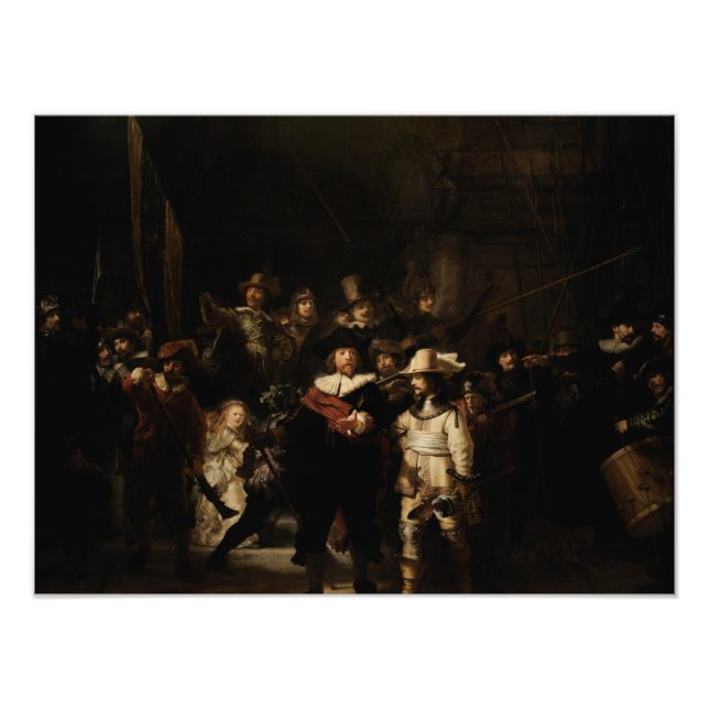 Foto Vigilancia nocturna por Rembrandt (Frente)