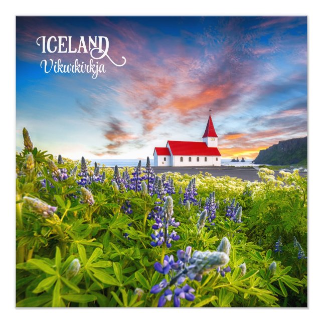 Foto Vikurkirkja, Islandia (Frente)