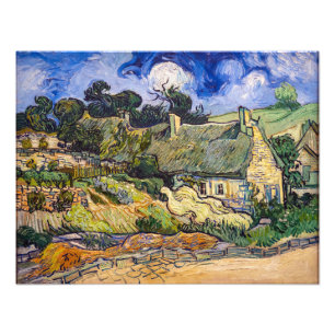 Foto Vincent Van Gogh - Cabañas con Tejado en Cordevill