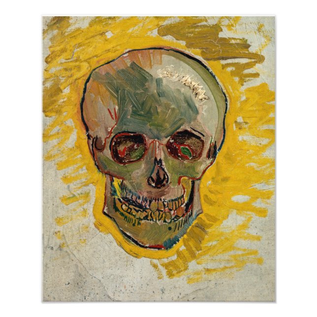 Foto Vincent van Gogh - Calavera 1887 #2 (Frente)