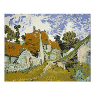 Foto Vincent van Gogh - Calle de Auvers-sur-Oise