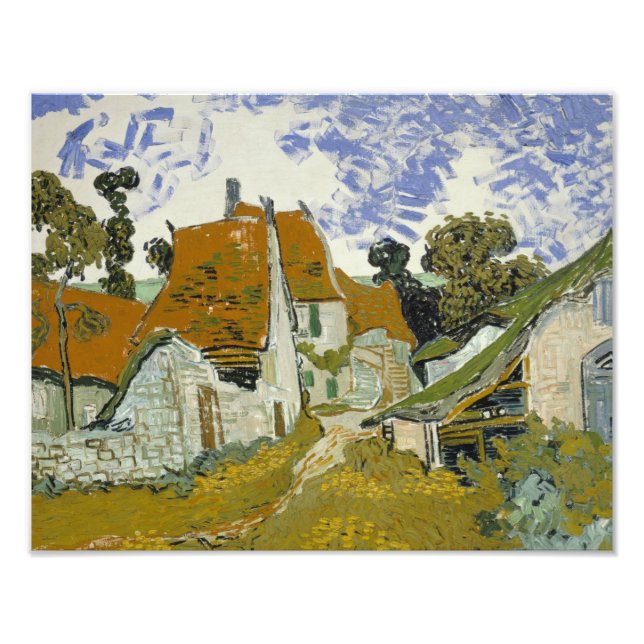 Foto Vincent van Gogh - Calle de Auvers-sur-Oise (Frente)
