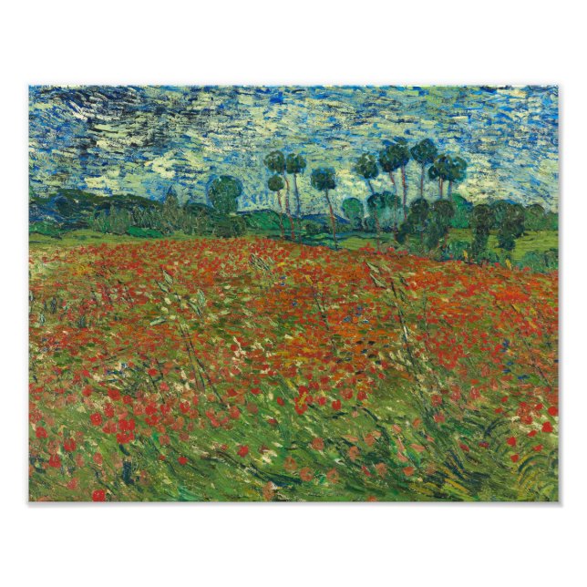 Foto Vincent van Gogh - Campo de amapola (Frente)