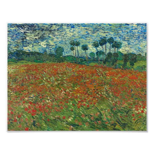 Foto Vincent van Gogh - Campo de amapola (Frente)