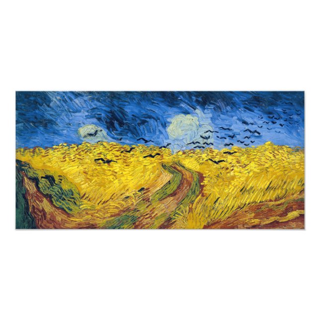 Foto Vincent van Gogh - Campo de trigo con cuervos (Frente)