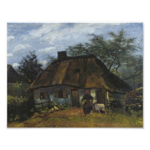 Foto Vincent van Gogh - Casa de campo en Nuenen