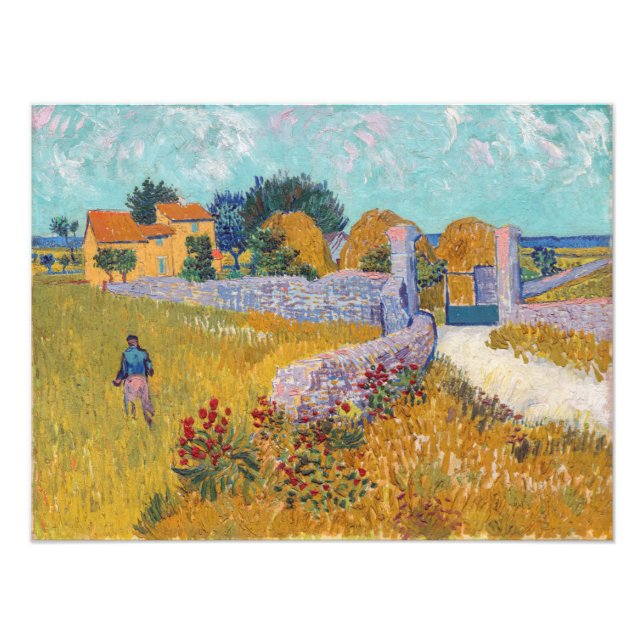 Foto Vincent van Gogh - Casa de campo en Provenza (Frente)