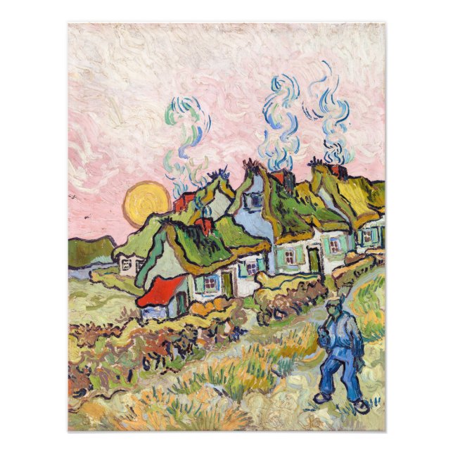 Foto Vincent van Gogh - Casas y Figura (Frente)