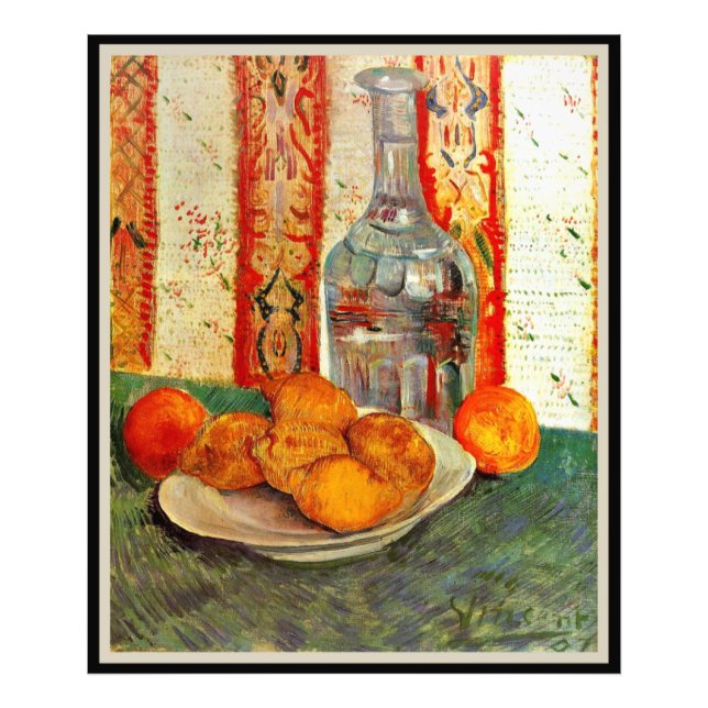 Foto Vincent van Gogh, Decanter and Lemons (Frente)