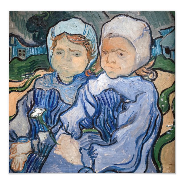Foto Vincent van Gogh - Dos niñas pequeñas (Frente)