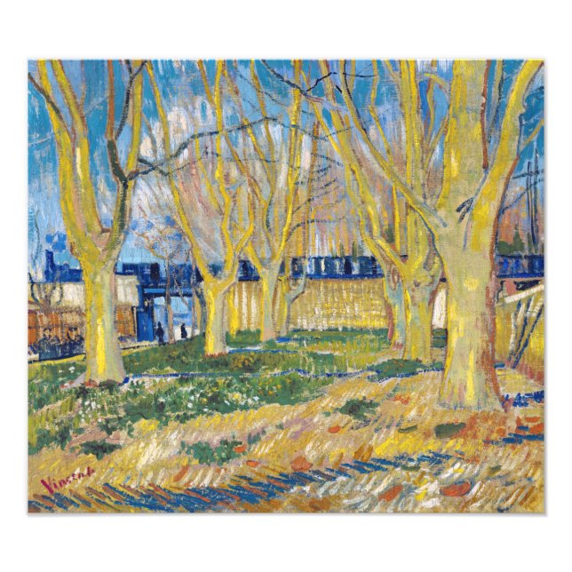 Foto Vincent van Gogh - El tren azul (Frente)