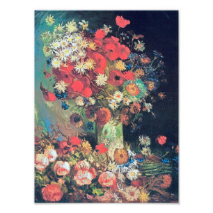 Foto Vincent van Gogh - florero con las amapolas,