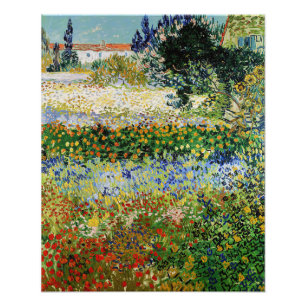 Foto Vincent van Gogh - Jardín de flores