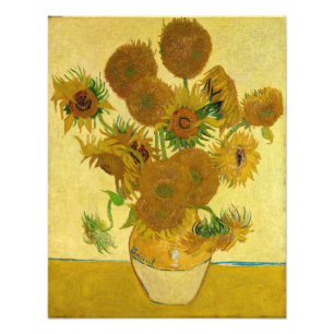 Foto Vincent van Gogh - Jarrón con quince girasoles