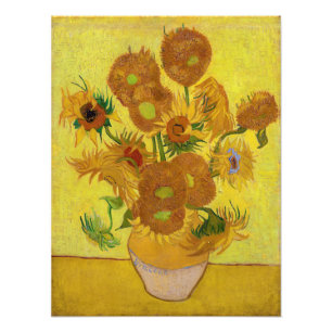 Foto Vincent van Gogh - Jarrón con quince girasoles
