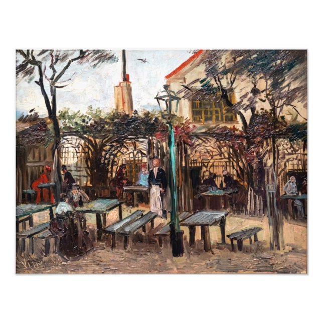 Foto Vincent Van Gogh - La Guinguette en Montmartre (Frente)