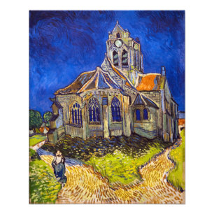 Foto Vincent van Gogh - La Iglesia en Auvers