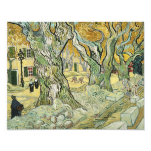 Foto Vincent van Gogh - Las escaleras de carreteras