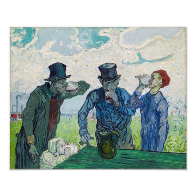 Foto Vincent van Gogh - Los bebedores, después de Daumi (Frente)