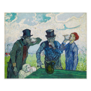 Foto Vincent van Gogh - Los bebedores, según Daumier