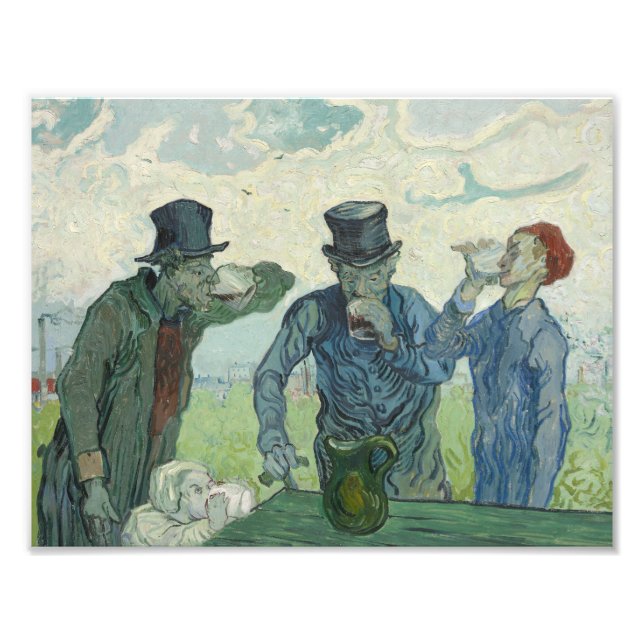 Foto Vincent van Gogh - Los Bebidores (Frente)