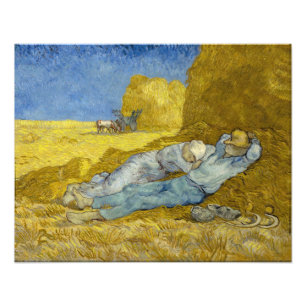 Foto Vincent Van Gogh - Mediodía, Descanso del trabajo