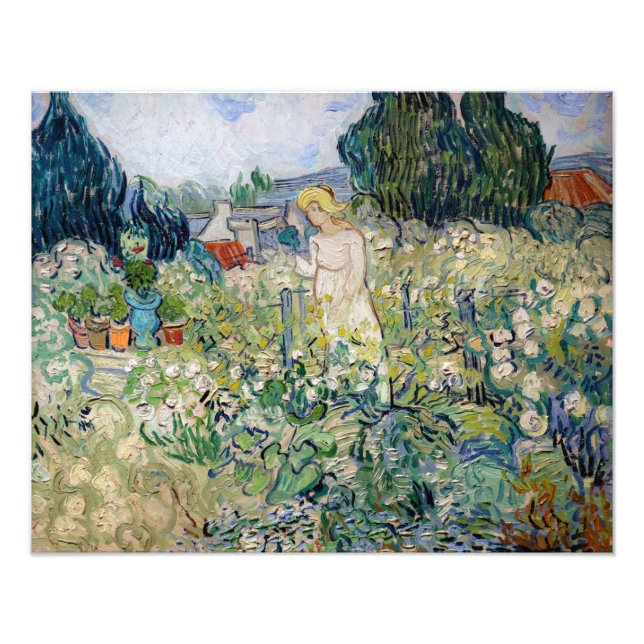 Foto Vincent van Gogh - Miss Gachet en su jardín (Frente)