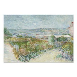 Foto Vincent van Gogh - Montmartre: Detrás del Moulin