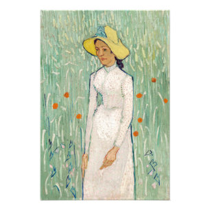 Foto Vincent van Gogh - Muchacha de Blanco