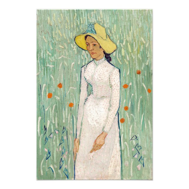 Foto Vincent van Gogh - Muchacha de Blanco (Frente)
