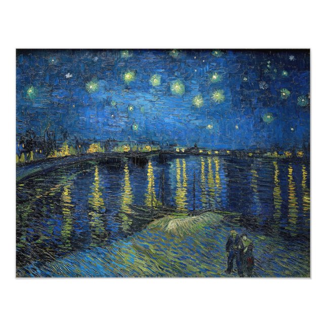 Foto Vincent van Gogh - Noche estrellada sobre el Ródan (Frente)