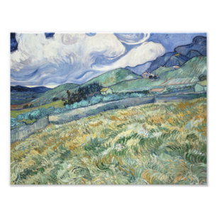 Foto Vincent van Gogh - paisaje del Santo-Remy