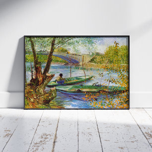 Foto Vincent Van Gogh, pescando en primavera