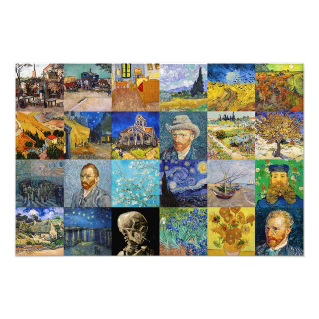 Foto Vincent van Gogh - Piquetas maestras del mosaico (Frente)