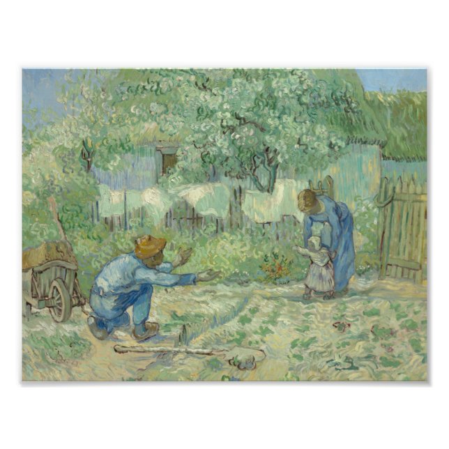 Foto Vincent van Gogh - Primeros pasos, después de Mill (Frente)