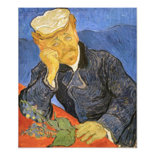 Foto Vincent Van Gogh - Retrato del Médica Paul Gachet (Frente)