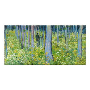 Foto Vincent van Gogh - Sotobosque con dos figuras