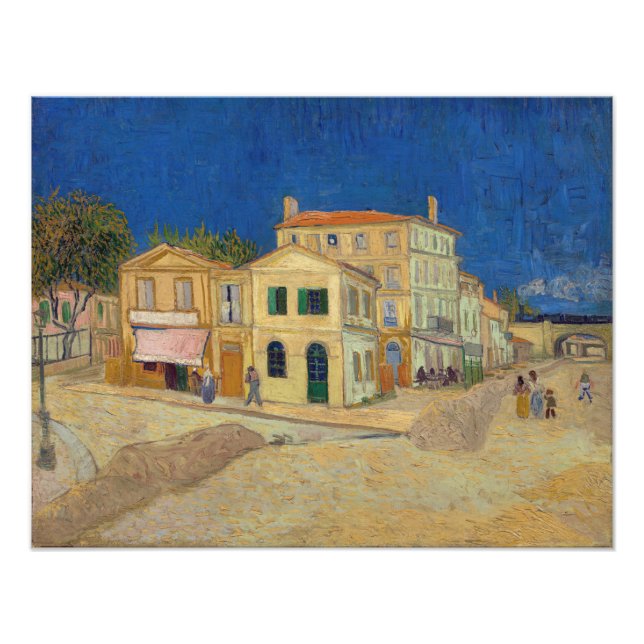Foto Vincent van Gogh - The Yellow House / The Street (Frente)