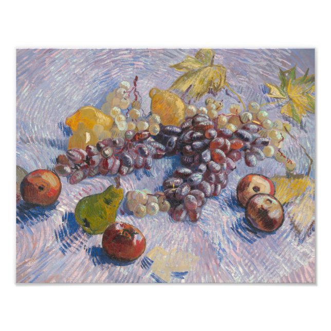 Foto Vincent van Gogh - Uvas, Lemones, Peras, (Frente)